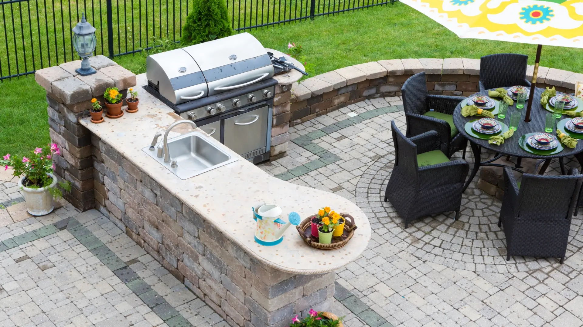 Outdoor kitchen project in Stafford